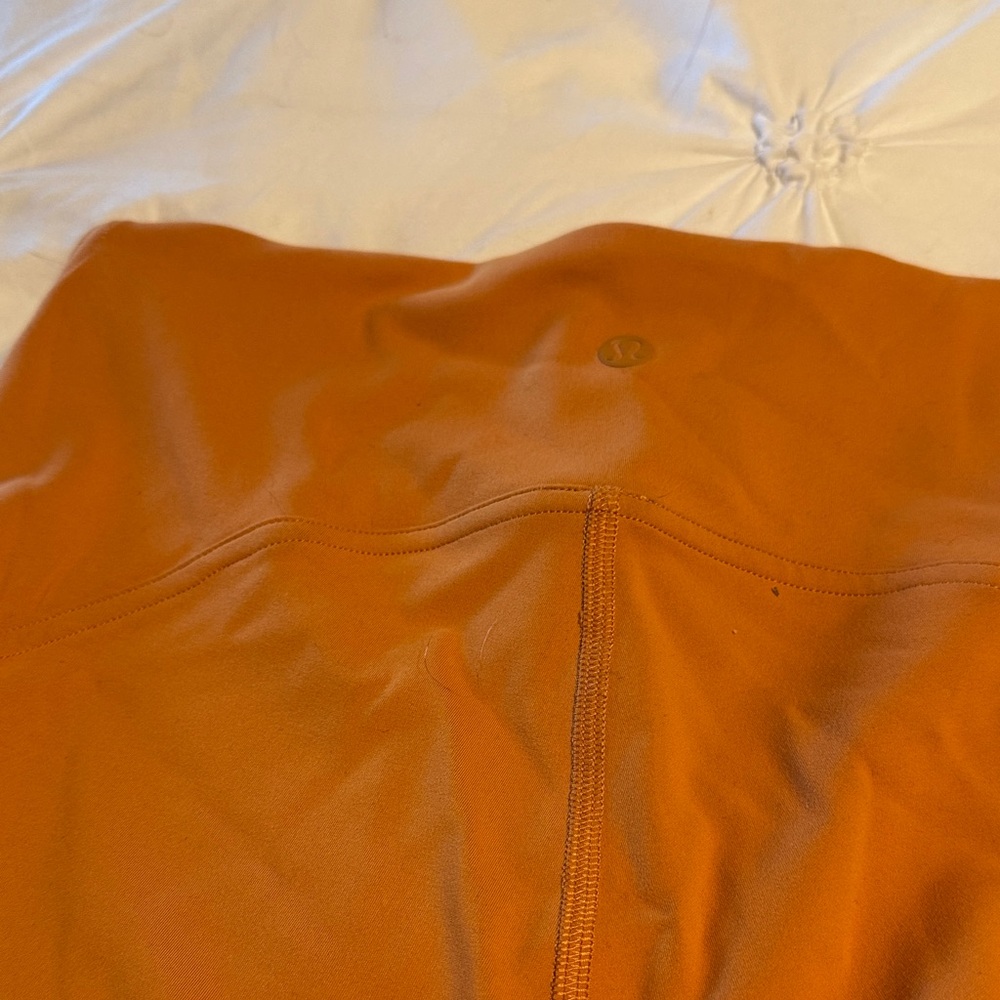 lululemon athletica Orange Leggings